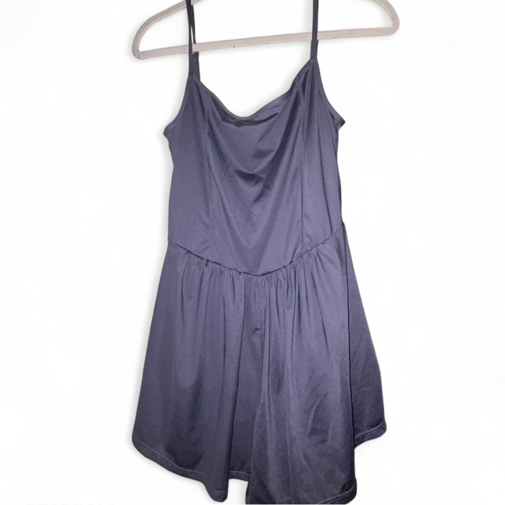Stylish Purple Spaghetti Strap Dress